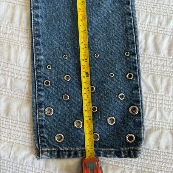 Vintage 90s DKNY Embellished Jeans - size 3 - Picture 9 of 9